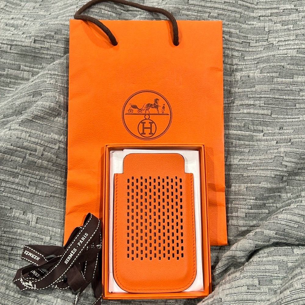 Hermes Orange iPhone 4 Case Cover